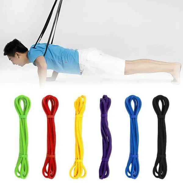 Latex resistance bands for yoga, sports, and strength training, including pull-up assistance and Pilates workouts