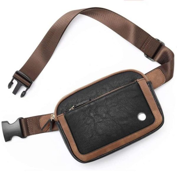 LL Women's Mini Belt Bag - Adjustable Crossbody Waistpack in Faux Leather