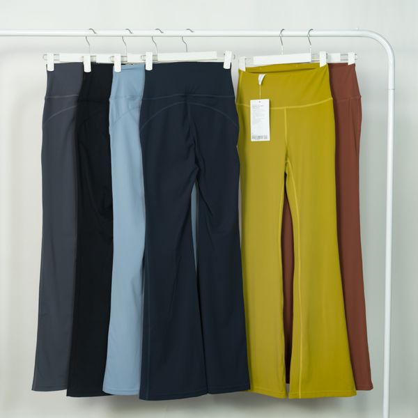 LL Yoga Flared Pants Groove Summer Ladies High Waist Slim Fit Belly Bell-bottom Trousers Shows Legs Long Yoga Fitness Net Red Fashion  

Summer ladies' high-waist flared yoga pants with slim fit and bell-bottom design, showcasing legs in trendy fitness fashion