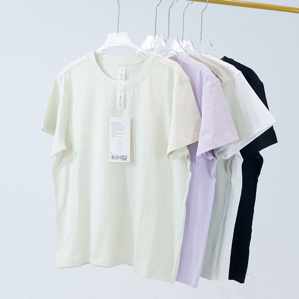 LL Yoga Wear's All Yours Women's Sports Short Sleeve - Summer Casual Breathable Stretchy Fitness T-Shirt in Thin Loose Blazer Style