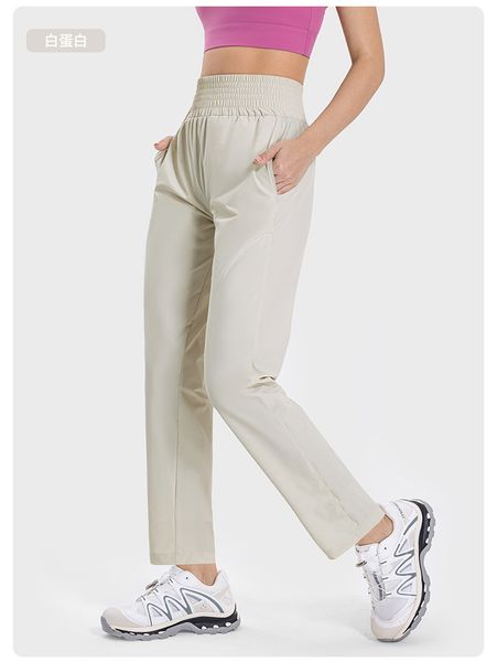 LLL073 Women's Stretch Jogger Pants for Yoga, Running, Gym, and Casual Wear in Autumn and Winter