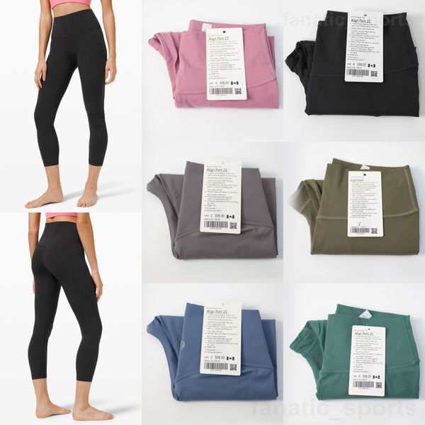 Lu Align Seamless Yoga Capri Pants for Women - High Waist Athletic Leggings with Stretch Fit