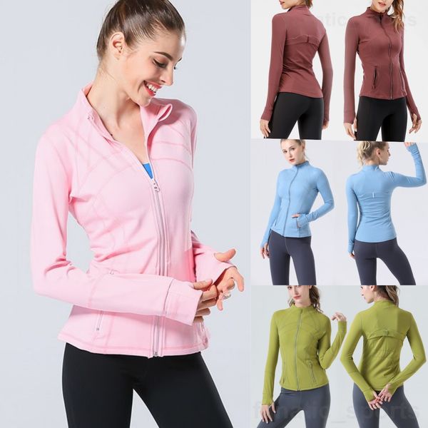 Lu Align Women's Activewear Jacket - Slim Fit Yoga Coat with High Waist for Gym and Jogging