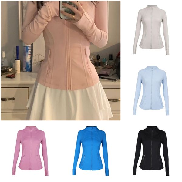 Lululemon Women's Designer Yoga Jacket in White and Gold for Gym and Workout – Quick-Dry Active Sports Coat