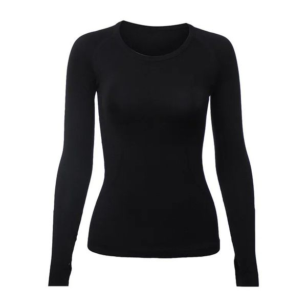 Lululies Lemenly Align Women's Yoga Short Sleeve Solid Color Nude Sports Shaping Waist Tight Fitness Loose Jogging Sportswear Women