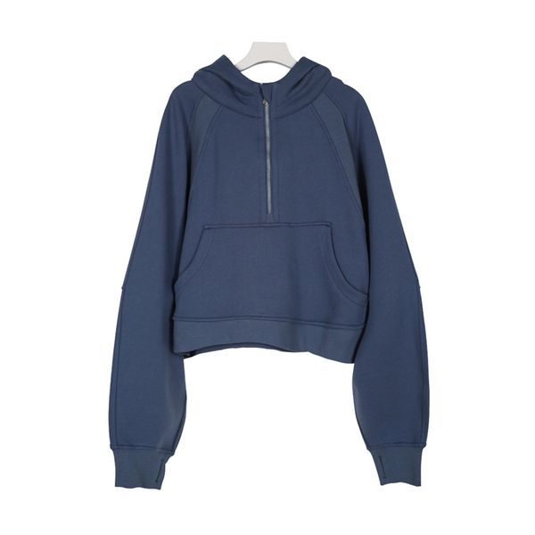 Lululrmon Women's Cozy Half-Zip Scuba Hoodie Perfect Blend Of Comfort & Style For Winter Workouts Lululies Lemon 2C8