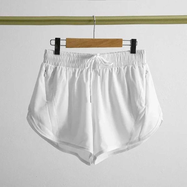 LULUSLEMONS 2 Align Yoga Mesh Shorts for Women - High Waist Workout, Running, Tennis & Gym Training with Fake Two-Pants Design