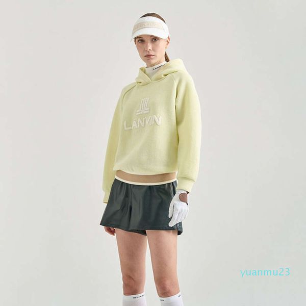 Lu's Align Women's Yoga Hoody Jacket for golf, autumn and winter wear, combining warmth, comfort and style