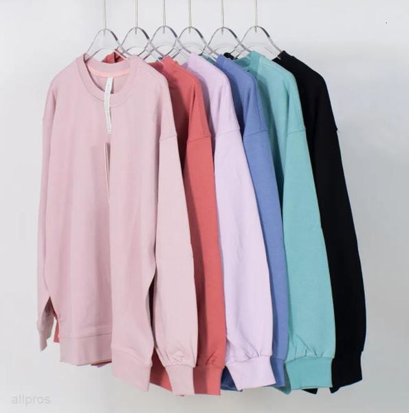 LUyoulike Women's Yoga Sweater Top - Casual Loose Fit Gym Crewneck, Oversized Sports Shirt for Workouts and Active Wear