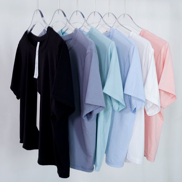 LUyoulike Women's Yoga T-Shirt: Short Sleeve, Loose Fit, Modal Fabric, High Stretch, Casual Sportswear