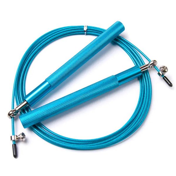 Men's and women's adjustable speed jump ropes with steel wire and bearings for gym workouts, MMA training, and kids' skipping