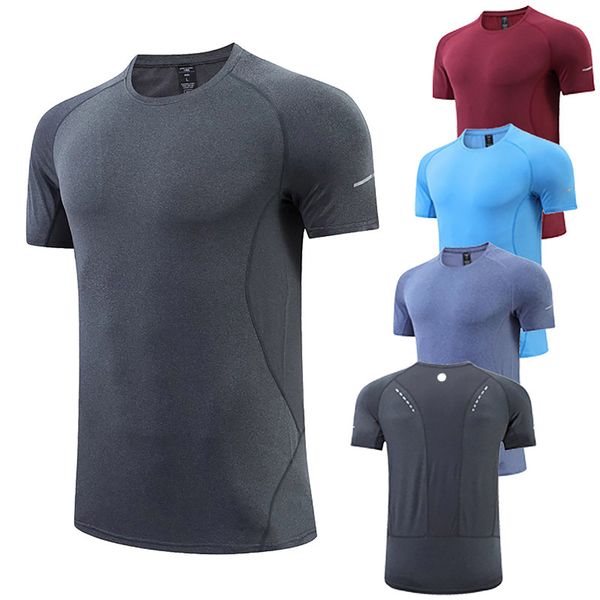 Men's Outdoor Quick-Dry Sport Shirt for Workouts - Short Sleeve Top M14 in 4XL