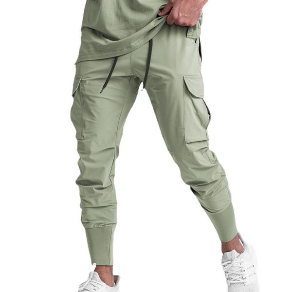 Men's quick-dry jogging pants for gym and casual wear with pockets