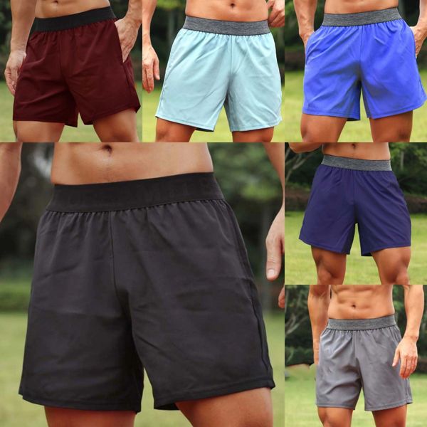 Men's quick-dry yoga shorts with back pocket for gym and running