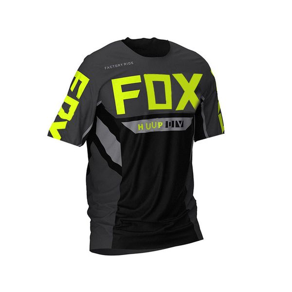 Men's short-sleeve downhill bike jersey for 2021 mountain and motocross off-road cycling