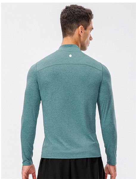 Men's Yoga T-Shirt for Basketball, Running, and Gym - Loose Fit Long Sleeve Sportswear Top