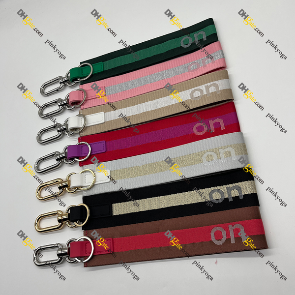 Never Lost Keychain Pinkyoga Fashion Yoga Women Fitness Running Elastic KeychainsHigh Quality