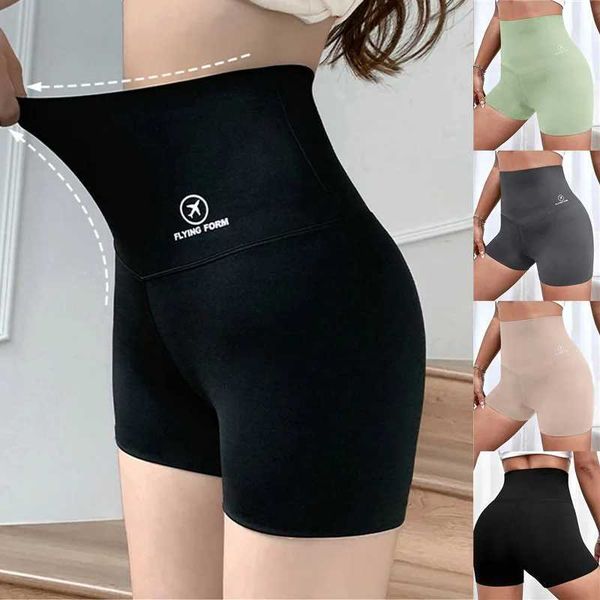 New seamless solid color women's yoga shorts for summer workouts, running, cycling, and gym activities