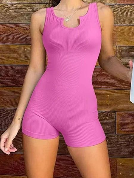 New sleeveless wrap jumpsuits for women, perfect for casual sports and summer wear