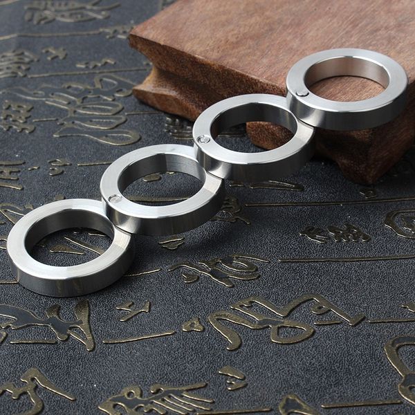 New stainless steel knuckle duster for self-defense, fitness, and pocket carry