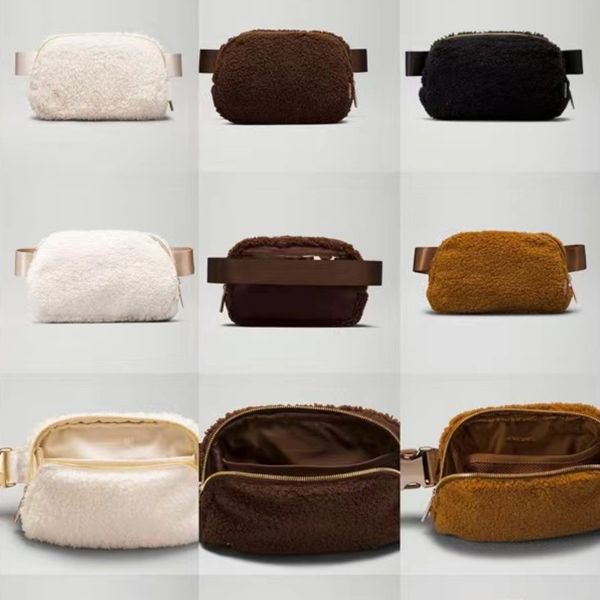 Nylon unisex yoga and outdoor sports chest or waist bag with woolen designer hand strap and cross-body design