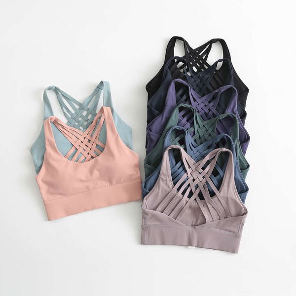 Printed Padded Strappy Back Sports LL Summer Bras for Women Beauty Back Medium Breathable Support Gym Training Wear Push Up Fiess Yoga Crop

Women's summer sports bras with padded support, breathab...