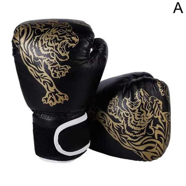 Professional Tiger Breathable PU Leather Flame Gloves for Sanda, Thai Boxing, and Muay Thai Fighting