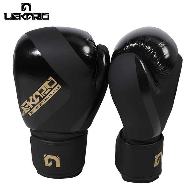 Protective adult boxing gloves for training, Muay Thai, and Sanda, suitable for both men and women