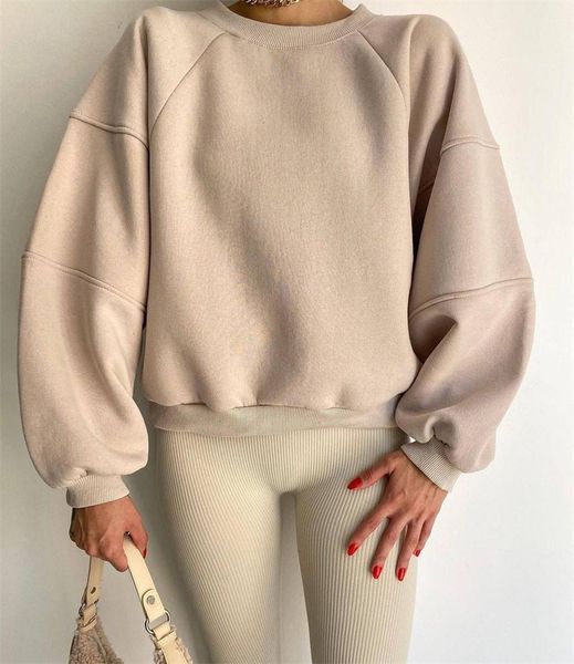 Pullover Women Fitness Autumn Sweater Outdoor Running Loose Womens Long Sleeve Sweatshirts WY8036