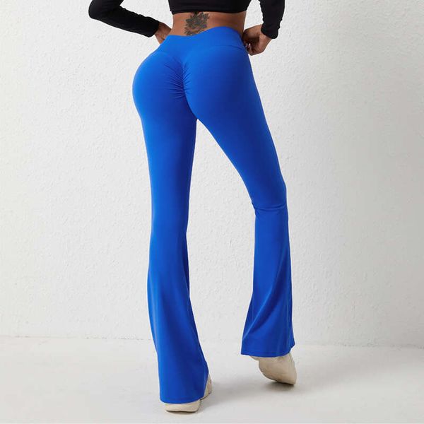 QINACTIV Flare Leggings Women Bell-bottoms Yoga Trousers High Waist Fiess Pants Stretch Gym Casual lzzf