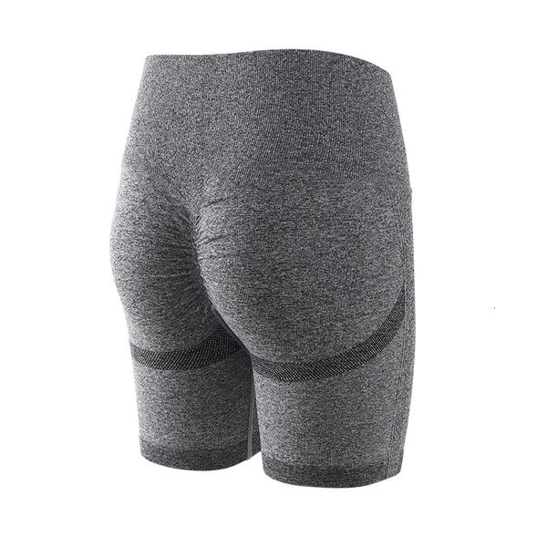 Quick-dry yoga training pants with high waist for women, designed for fitness and hip lifting