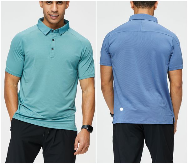 R512 Unisex Yoga Polo Shirts - Gym & Fitness Wear with Turn-Down Collar, Short Sleeve Tops for Exercise