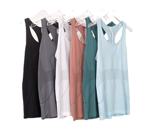 Ribbed Slim Fit Gym Tank for Women with Built-in Bra, Racerback Design for Workouts and Training
