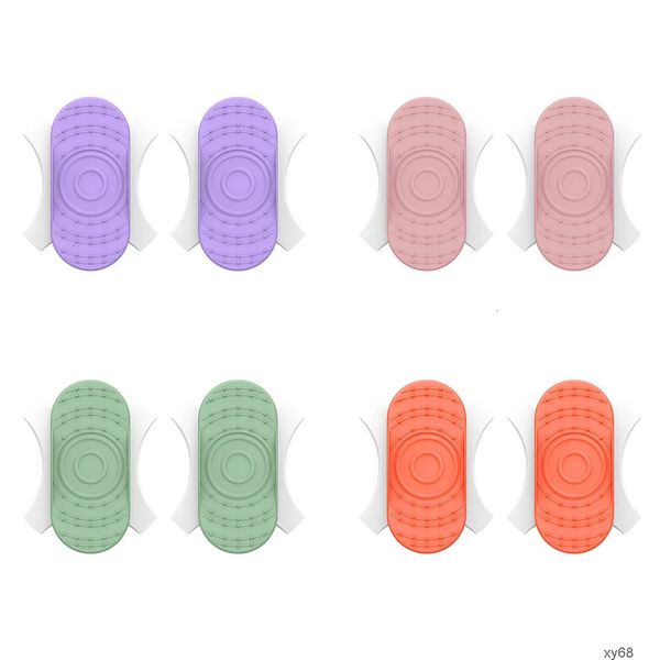 Rotating foot massage disc with anti-slip silicone pad for waist exercise and muscle relaxation