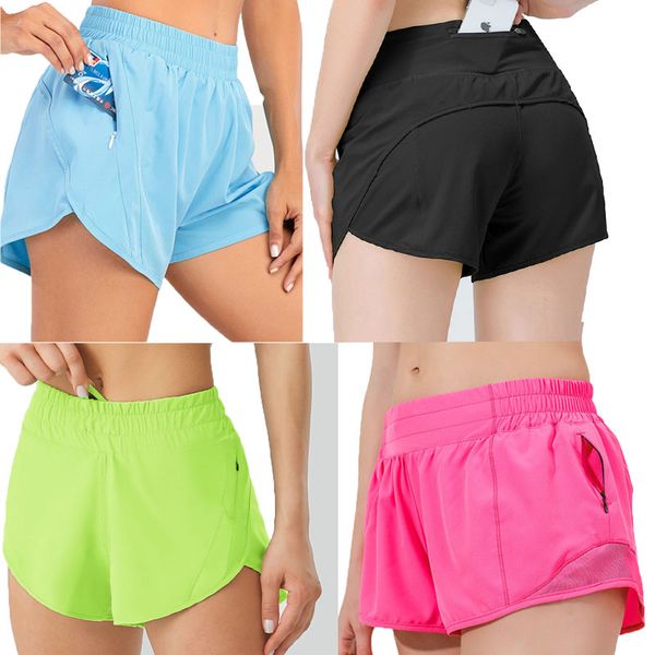 Summer Track That Hotty Hot Shorts: Loose, breathable, quick-drying women's yoga pants with side pockets for versatile gym and casual wear