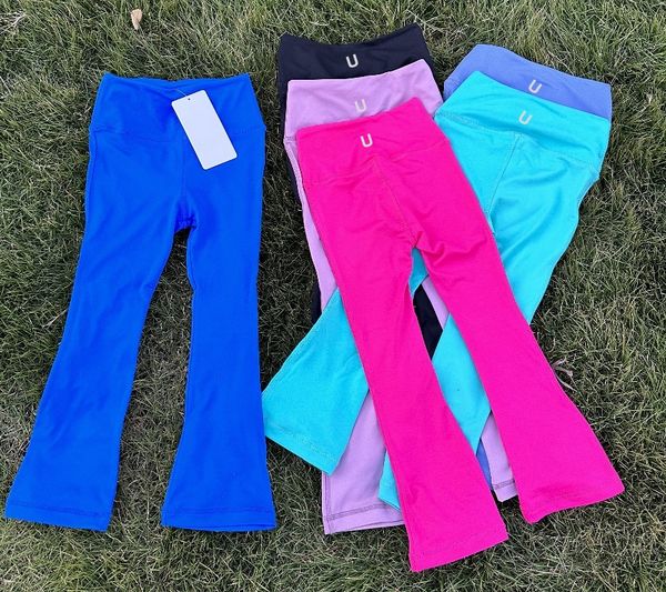 UU-1807 Spring and Autumn Kids' Athletic Zipper Jacket Trendy Outerwear with Flared Fitness Pants