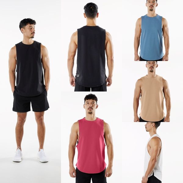UU-864 Men's Solid Color Sports Vest - Breathable Sleeveless Athletic Top for Basketball and Exercise