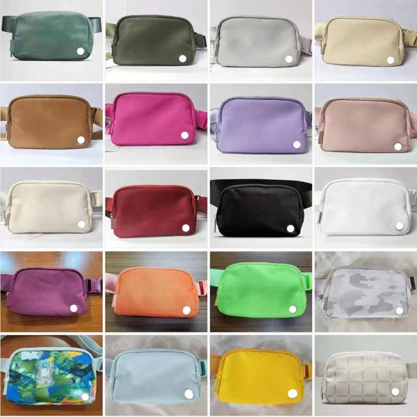 Versatile nylon belt bag for yoga and daily wear, unisex fanny pack with crossbody or waist carry options