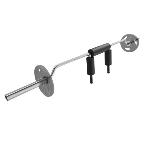 VEVOR 700 LBS Safety Squat Bar with Shoulder and Arm Pads, 28mm Weight Bar for Front Squats