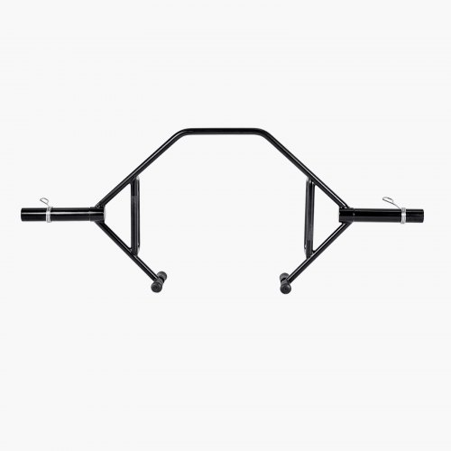 VEVOR Hex Trap Bar with Open-Ended Frame, 2-Inch 800 LB Capacity Knurled Grip Barbell for Weight Training