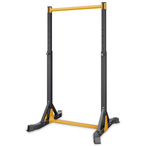 VEVOR portable pull-up bar with 330LBS capacity, freestanding H-frame design and heavy-duty steel tubing, adjustable to 8 height levels