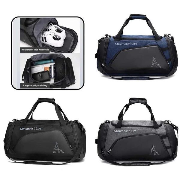 Water-resistant men's fitness backpack for outdoor workouts, yoga, and travel - lightweight and versatile