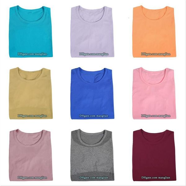 Wholesale Chic Women's Quick-Dry Yoga Tees for Gym and Jogging - Lightweight Activewear in Solid Colors