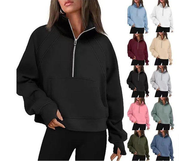 Women's cozy unisex yoga hoodie for casual workouts and relaxed wear