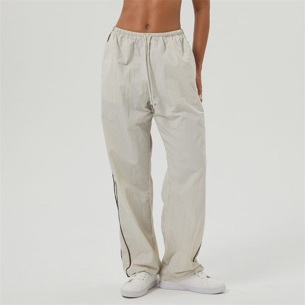 Women's elastic waist jogger pants for yoga, running, gym workouts, and casual wear in autumn and winter