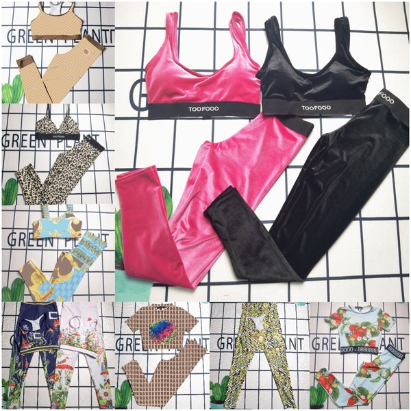 Women's Fashion Tracksuits: Designer Yoga Sets with Letter Print, Outdoor Vest and Pant, Stylish Two-Piece Sportswear for Fitness and Active Wear