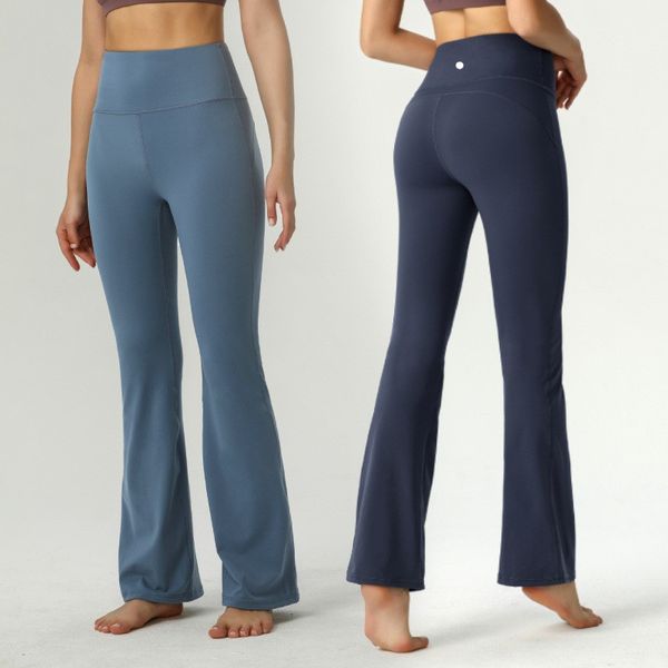 Women's Flared Yoga Pants with Elastic High Waist for Gym and Exercise