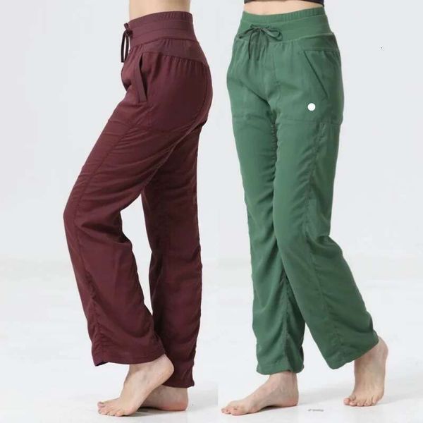 Women's folded yoga pants - super soft, loose micro horn fabric for comfortable commuting, leisure, and sports activities