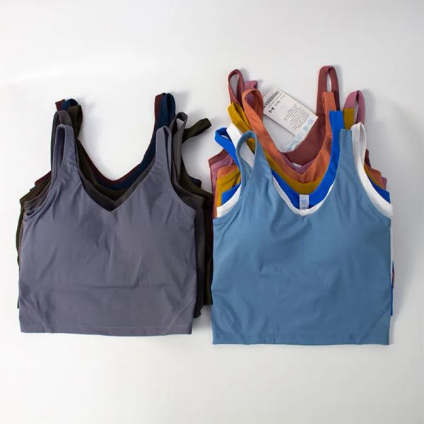 Women's Gym Bras - Comfortable Yoga Tank Tops with Light Support for Fitness and Workouts