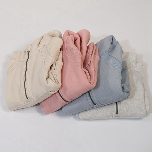Women's half-zip yoga hoodie for sports and leisure, winter workout top with long sleeves